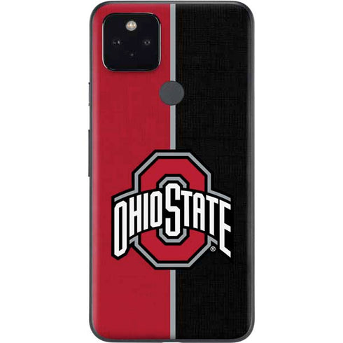Ohio State University OSU Buckeyes Split Google Pixel 4a 5G Skin